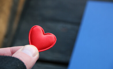 Heart Held Lovingly A Symbol of Affection and Connection in Hand