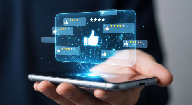 Visual indicators of social approval layered to highlight rapid endorsement - Powered by Adobe