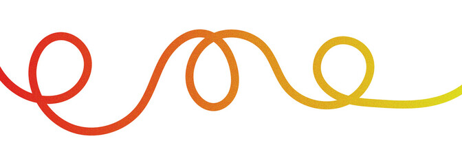 Minimal colorful grainy texture gradient wave ribbon design. Abstract flowing line with loop and smooth curve art illustration design	
