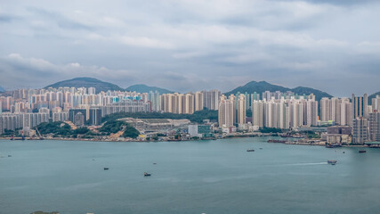 Oct 29 2025 Yau Tong Waterfront with Urban and Industrial Contrast