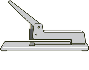 業務用の大きなホッチキスのイラスト（製本・事務機器・文具）