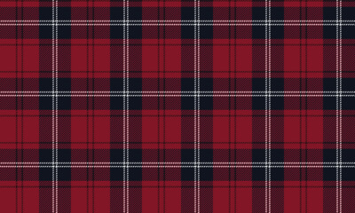 This seamless plaid pattern, in red, navy, and white, offers a vibrant yet elegant feel. Perfect for designing clothes, skirts, pants, and dresses that require a lively, classic feel.