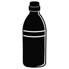 micellar water bottle vector on white background
