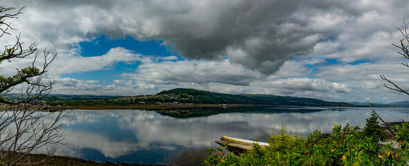Scotland, Uk: view of the Moray Firth (An Cuan Moireach, Linne Mhoireibh or Caolas Mhoireibh), a roughly triangular inlet of the North Sea, east of Inverness, cultural capital of the Scottish 