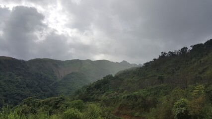 fog in the mountains