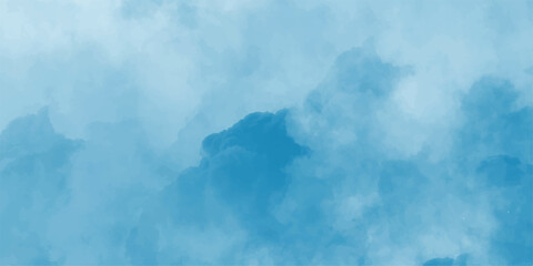 Soft blue watercolor background with cloudy textures and diffused light creating a serene and airy atmosphere for creative design and digital art