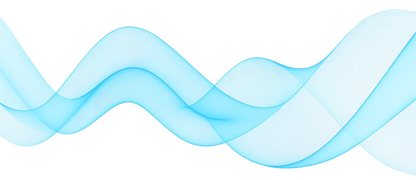 Blue Lines Abstract Background - Powered by Adobe