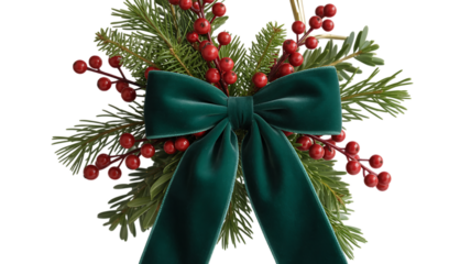 Christmas tree with red bow festive home makeover