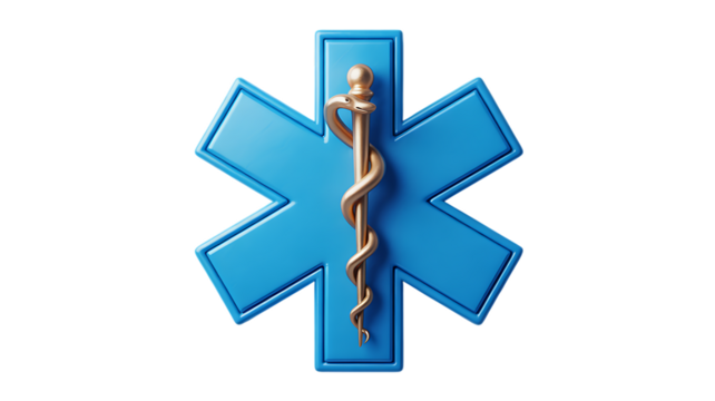 dimensional medical symbol digital artwork