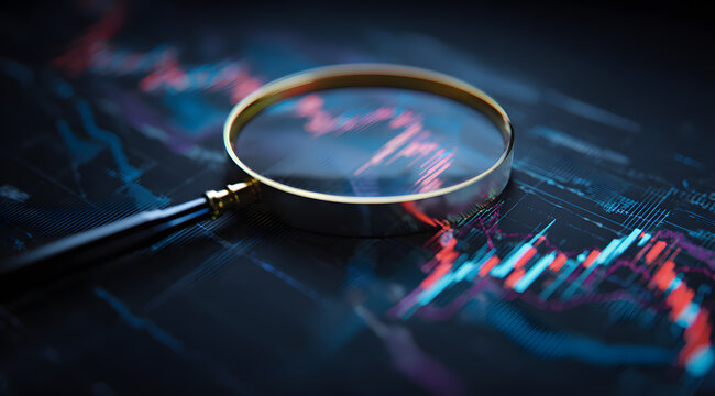 Financial data under a magnifying glass