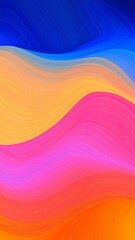 Vibrant abstract wavy gradient