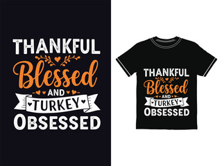 Thanks giving turkey , t shirt design concept ,t shirt design.