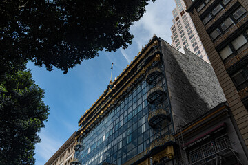 アメリカ　サンフランシスコの街並み　ハリディビル