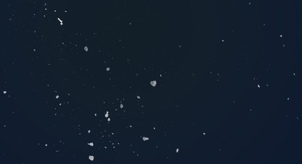 Fine snow flurry texture with small particles and soft bokeh