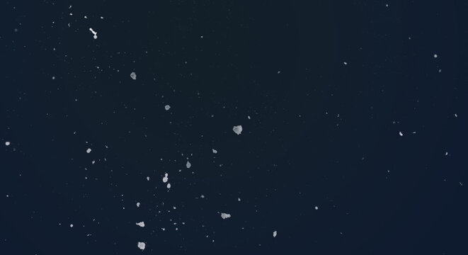 Fine snow flurry texture with small particles and soft bokeh