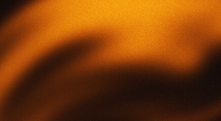 Retro glowing orange black gradient background with wave light texture, and grainy noise effect abstract banner backdrop poster design