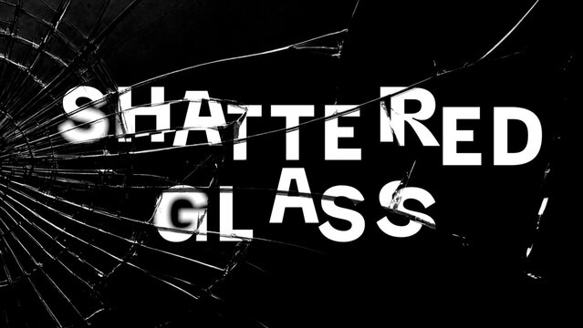 Shattered Glass Texture Title