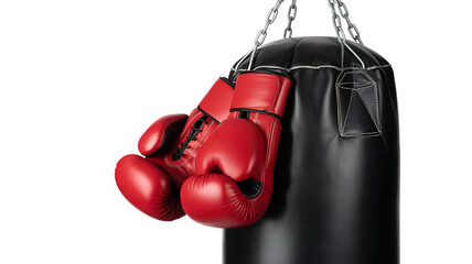 Red Boxing Gloves Power Punch