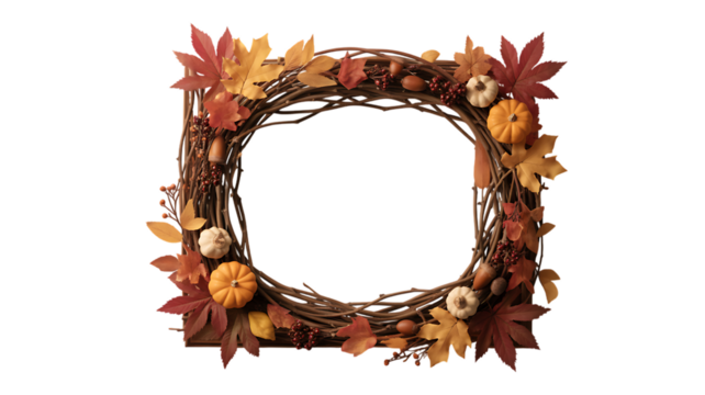 Decorative Autumn Themed Frame DIY Guide
