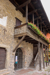 Naklejka premium Birthplace of the painter Titian / Tiziano Vecellio at Pieve di Cadore, Dolomites, Italy