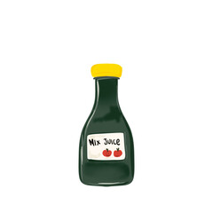 bottle of juice drink