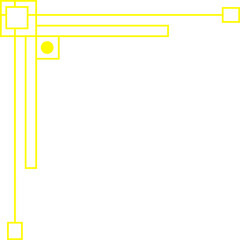 Chinese Line Corner Decoration