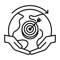 This Sustainable Development Goals (SDGs) icon is suitable for Poverty.