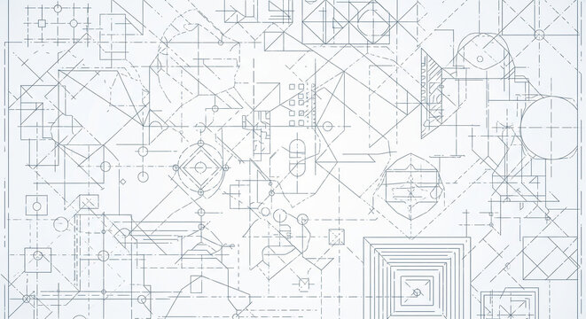 Architectural Line Doodle