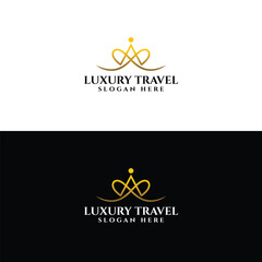 Elegant Luxury Travel Brand Logo