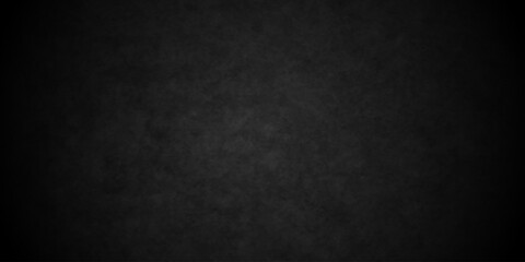 Empty dark black old wall floor background with black blackboard and chalkboard texture. Dark black concrete wall texture element vintage grunge charcoal paint rough, distress backdrop background.