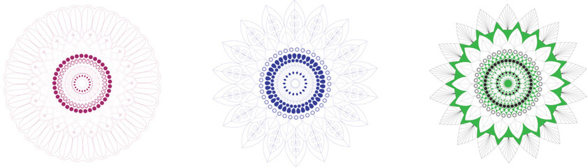 Colorful Mandala Designs Intricate Floral Patterns for Creative Projects and Meditations