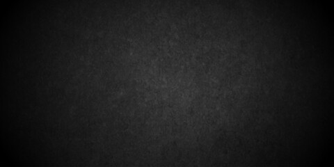 Empty dark black old wall floor background with black blackboard and chalkboard texture. Dark black concrete wall texture element vintage grunge charcoal paint rough, distress backdrop background.