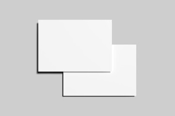 A4 Landscape Flyer Blank Mockup