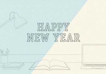 Happy New Year Hanging red Christmas bauble balls with realistic gold 3d numbers 2024 and snowflakes. Watch with Roman numeral and countdown midnight, eve for New Year. Merry Christmas. Vector.