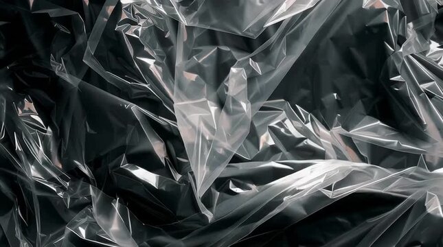 Abstract Shimmering Plastic Surface with Subtle Frame Shifts and Dynamic Textures 