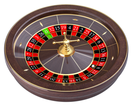 Roulette wheel spinning 3d casino - Powered by Adobe