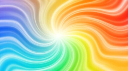 Vibrant rainbow spiral light streaks background abstract motion energy burst colorful gradient - Powered by Adobe