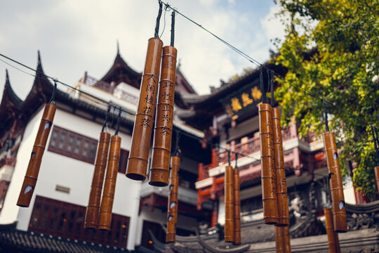amboo Wind Chimes at Yuyuan Bazaar, Shanghai