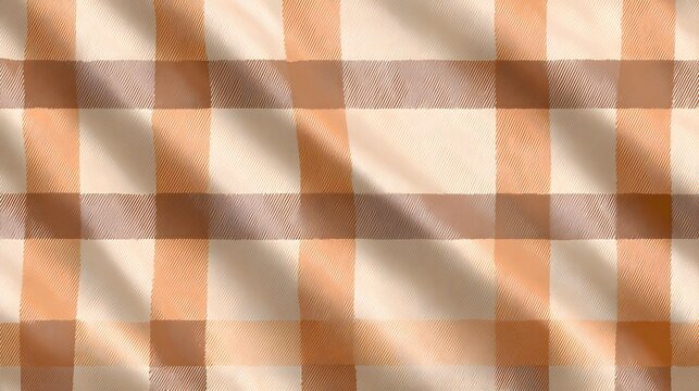 Cozy autumn picnic plaid pattern warm tones evoke Thanksgiving Halloween festive textile design