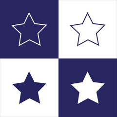 Star Icon Template Vector Design