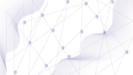 abstract tech network connection dots. Geometric background with abstract mesh. Web. Big data. glowing winter holiday decoration vector backdrop. White background with plexus lines. Colorful abstract.