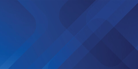 Abstract blue background with glowing geometric lines. Modern blue gradient square shape design.