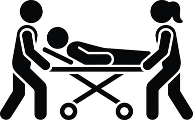 Emergency Medical Transport on a Stretcher