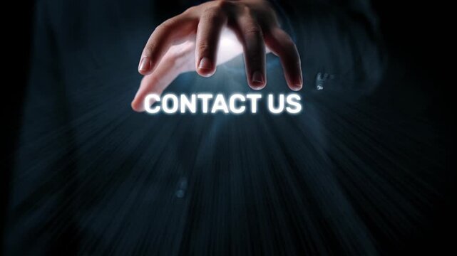 UI concept for contact us section showing icons for email, web, phone, and message. Contact and support icons help streamline business communication and improve customer contact experience. Elide