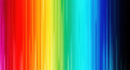 Vibrant rainbow spectrum of vertical lines abstract background