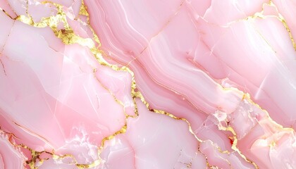 ピンクとゴールドのエレガントな大理石テクスチャ背景Elegant Pink and Gold Marble Texture Background	