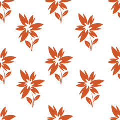 autumn leaves seamless pattern