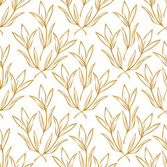 seamless pattern with leaves