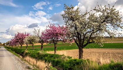 Naklejka premium blooming apple tree