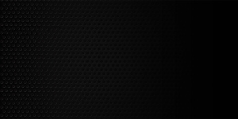 Obraz premium Black perforated metal plate. Metal grill. Black metal texture steel background. Perforated sheet metal.Abstract dark gray circle mesh pattern background texture.Black metallic background.Vector EPS10